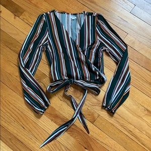Garage tie long sleeve shirt